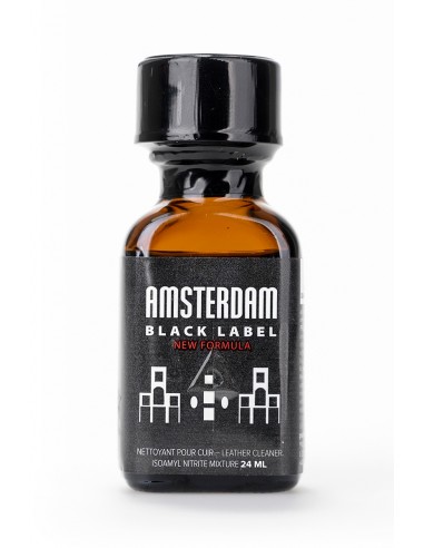 Poppers Amsterdam Black  label 24ml