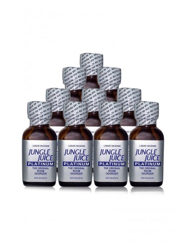 Pack 10 poppers Jungle Juice Platinum 24 ml