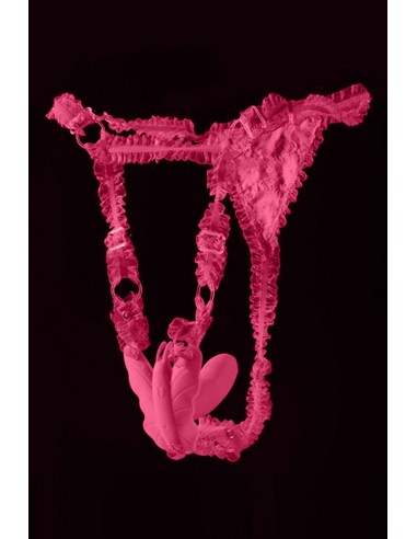 Stimulateur papillon connecté Lydia - rose