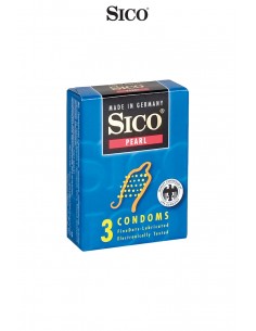3 préservatifs Sico PEARL