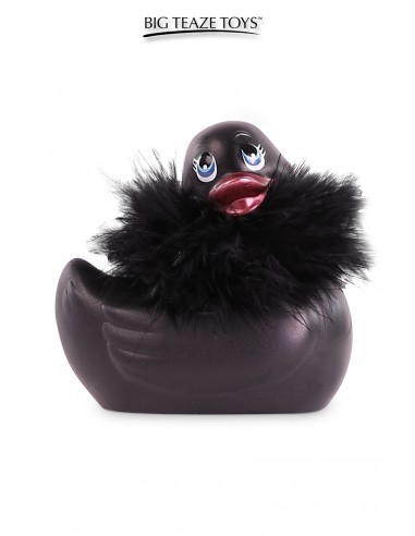 Mini canard vibrant Duckie Paris - noir