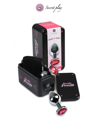 Plug aluminium M Fuchsia