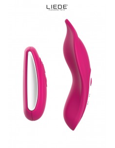 Stimulateur chauffant télécommandé Panty Vibe - cerise 2