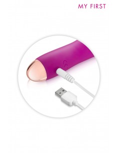 Vibromasseur rechargeable Twig rose - My First 2