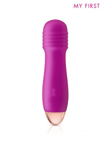 Vibromasseur rechargeable Joystick rose - My First