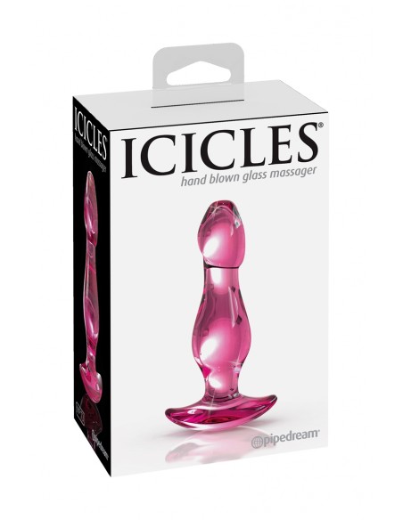 Plug anal verre Icicles n° 73 