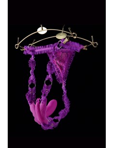 Stimulateur papillon connecté Lydia - violet 2