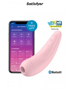 Stimulateur connecté Curvy 2+ rose - Satisfyer