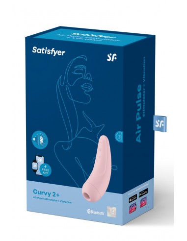 Stimulateur connecté Curvy 2+ rose - Satisfyer Stimulateur connecté Curvy 2+ rose - Satisfyer