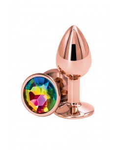 Plug anal aluminium rose gold S - Rear Assets