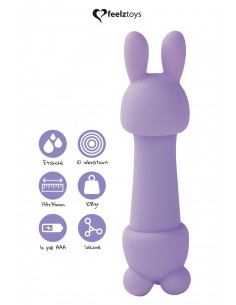 Mini vibromasseur Mister Bunny violet - Feelztoys 2