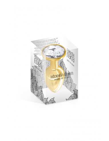 Plug bijou aluminium gold S - Hidden Eden