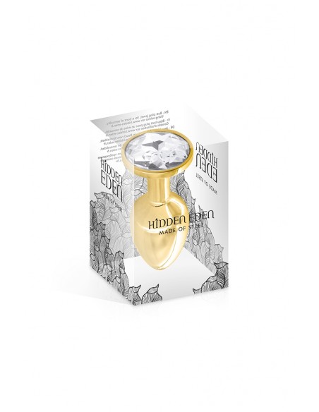 Plug bijou aluminium gold S - Hidden Eden