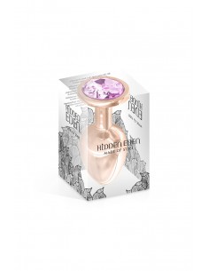 Plug bijou aluminium rose gold M - Hidden Eden 2