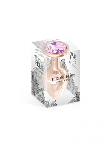 Plug bijou aluminium rose gold M - Hidden Eden