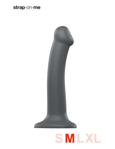 Dildo mono densité gris M - Strap On Me