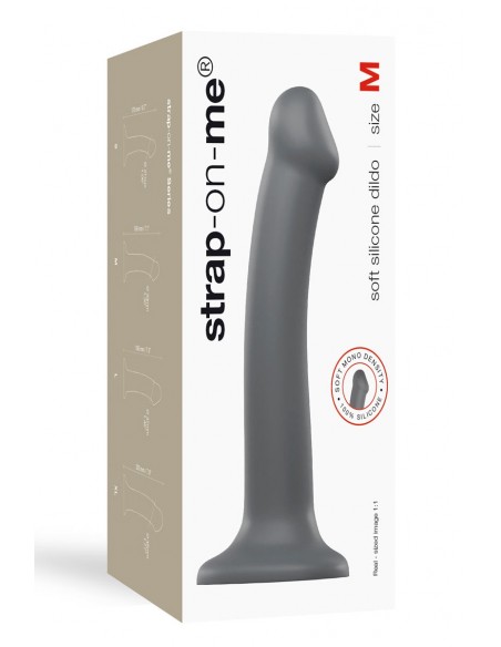 Dildo mono densité gris S - Strap On Me