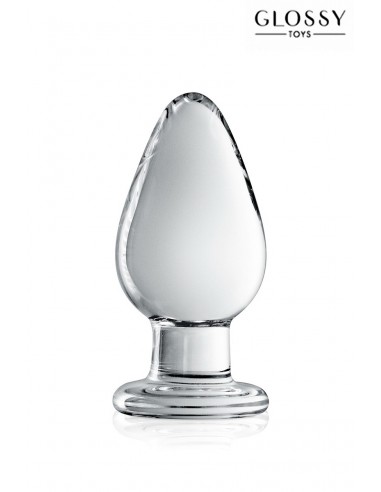 Plug anal verre Glossy Toys n° 25 Clear