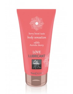 Lubrifiant comestible cerise acérola - Shiatsu