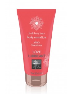 Lubrifiant comestible fraise - Shiatsu