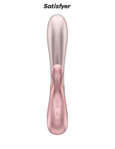 Rabbit chauffant Hot Lover rose - Satisfyer