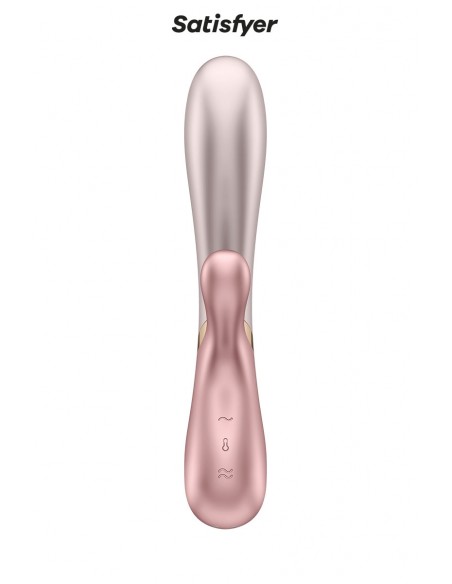 Rabbit chauffant Hot Lover rose - Satisfyer