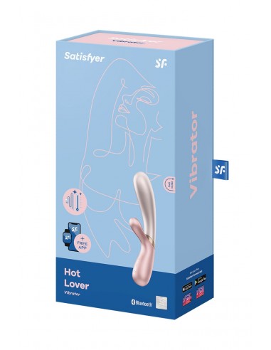 Rabbit chauffant Hot Lover rose - Satisfyer