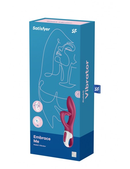 Vibro Rabbit Embrace Me Bordeaux - Satisfyer