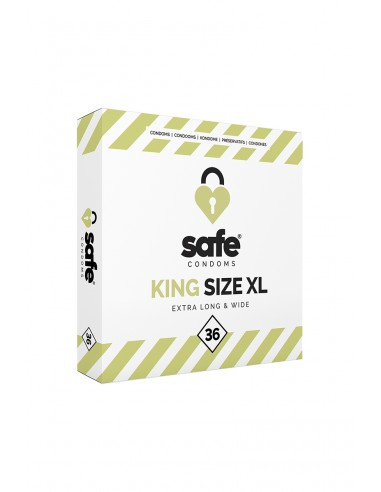 36 préservatifs Safe King Size XL