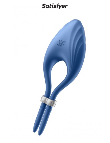 Anneau vibrant Duelist bleu - Satisfyer