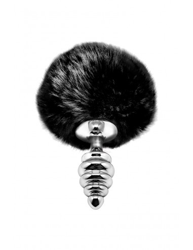 Plug métal Fluffy Twist S noir - Alive