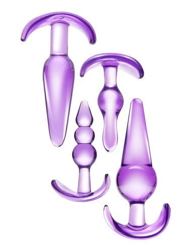 Kit 4 plug anal lilas - Zahara