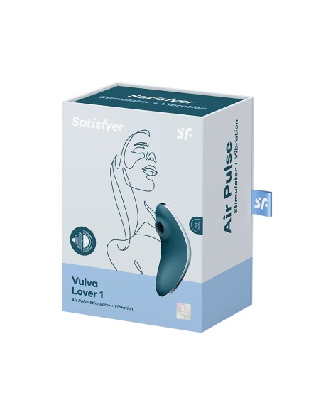 Double stimulateur Vulva Lover 1 bleu - Satisfyer Double stimulateur Vulva Lover 1 bleu - Satisfyer