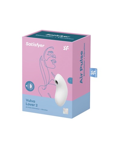 Double stimulateur Vulva Lover 2 blanc - Satisfyer Double stimulateur Vulva Lover 2 blanc - Satisfyer