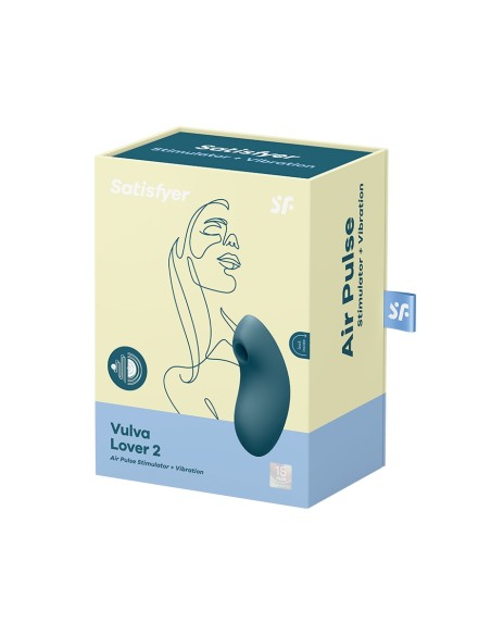 Double stimulateur Vulva Lover 2 bleu - Satisfyer Double stimulateur Vulva Lover 2 bleu - Satisfyer