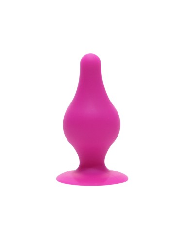 Plug anal double densité rose 6,4 cm - SilexD