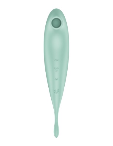 Stimulateur Satisfyer Twirling Pro Connecté vert