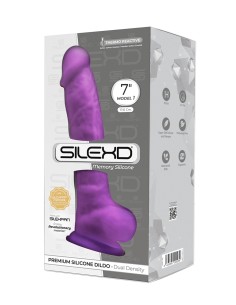 Lila Dildo mit doppelter... 2