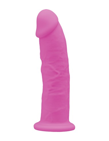 Phosphoreszierender Dildo mit doppelter Dichte, 15,4 cm – SilexD