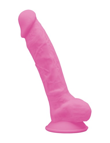 Phosphoreszierender Dildo mit doppelter Dichte, 17,6 cm – SilexD