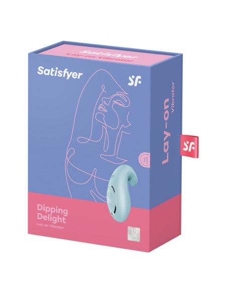 Stimulateur Satisfyer Dipping Delight bleu Stimulateur Satisfyer Dipping Delight bleu