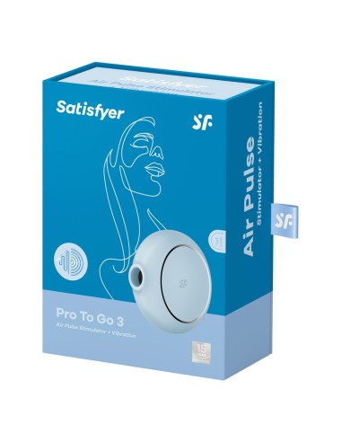 Stimulateur Satisfyer Pro To Go 3 bleu