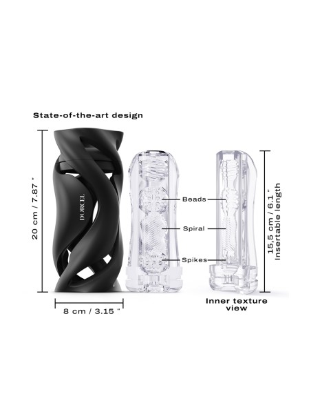 Dorcel Deep Blow Masturbator schwarz