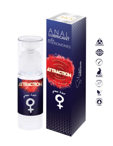 Lubrifiant anal aux phéromones pour femme - Attraction