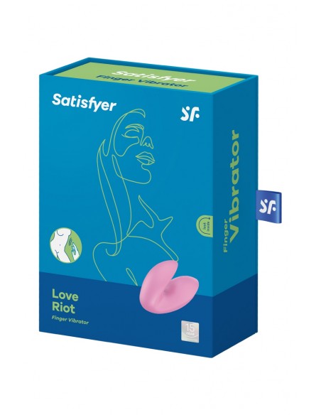 Stimulateur Love Riot rose - Satisfyer Stimulateur Love Riot rose - Satisfyer