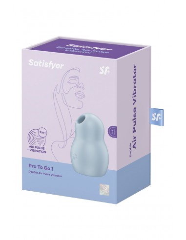 Stimulateur Satisfyer Pro To Go 1 bleu Stimulateur Satisfyer Pro To Go 1 bleu