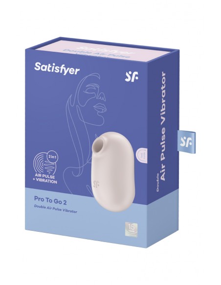 Stimulateur Satisfyer Pro To Go 2 beige