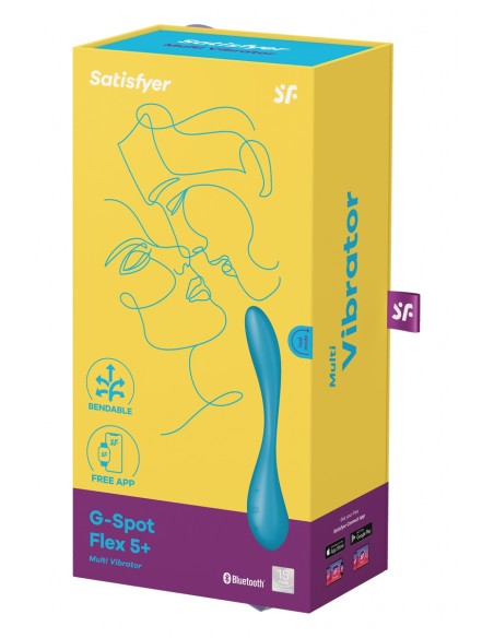 Vibromasseur G Spot Flex 5+ bleu - Satifyer