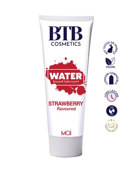 Lubrifiant parfumé Fraise 100 ml - BTB