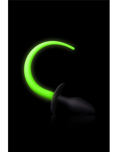 Phosphoreszierender Hundeschwanzplug...